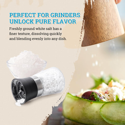 52USA 39 oz (2.4 Himalayan White Salt Coarse, Sea Salt for Grinder Refill, Pound), Pure Nature Himalayan Salts, Coarse