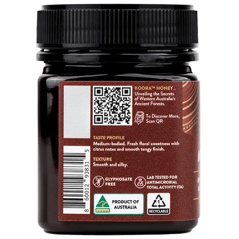 25+ 1197+ Immune 8.8 oz KOORA Marri Honey TA (MGO Manuka Honey Rating Equiv.) Low GI, Raw Medicinal Honey for Daily