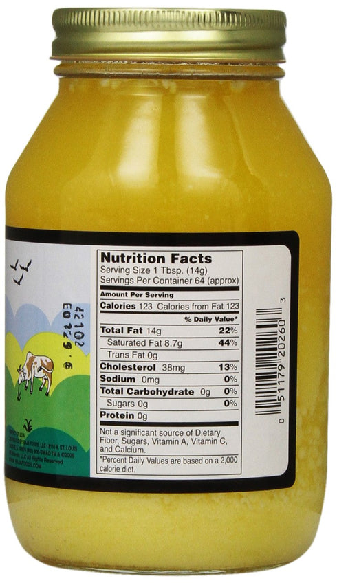 Swad 32 Pure Ghee Clarified Butter, Ounce