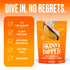 3.5oz Pack 5 SkinnyDipped Salted Caramel Cashews, Healthy Snack, Plant Protein, Gluten Free, Resealable Bags
