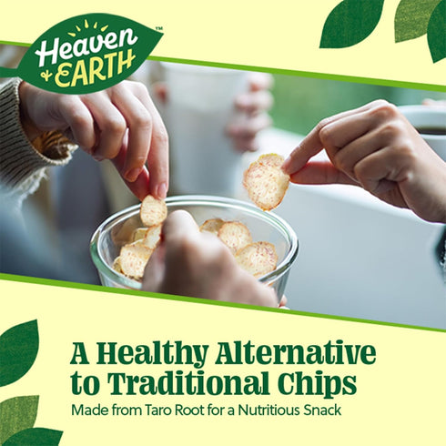 Heaven & Earth Taro Chips, 5oz, Pack of 2