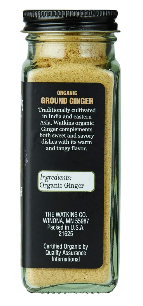 Watkins Gourmet Organic Spice Jar, Ground Ginger, 2.0 Oz., 2 Oz