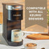 60 Count (6 10 Peet's Coffee, Flavored Light Roast Keurig K-Cup Pods, Arabica Coffee, Natural Flavors - Caramel Brle