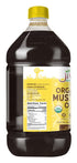 3 (101 Oz) Jiva Organics Organic Mustard Oil Liter Bottle Fl - Non-GMO, Premium, Cold Pressed