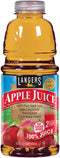 by Langers Langers 100% Juice, Apple, 32 Fl Oz (Pack of 12)