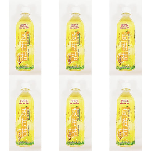 Generic Salted Mandarin Drink, 500ml, Pack of 6