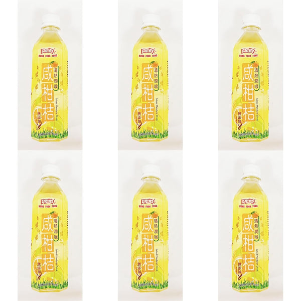 Generic Salted Mandarin Drink, 500ml, Pack of 6
