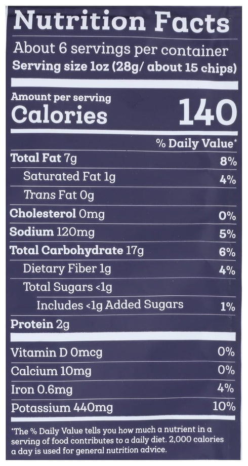 5.5 (Pack 6) Siete Kettle Cooked Chipotle BBQ Potato Chips, Gluten Free, Ounces
