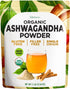 Set 2x1.1 Lb Gya Tea Co Coconut Milk Powder & Ashwagandha Powder - Plant-Based, Non-GMO, Filler-Free - For Smoothies