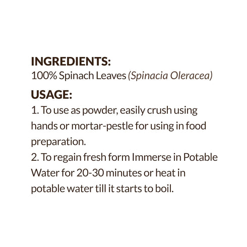 (30g 1.05 oz, Pack 1) SHROOTS Dehydrated Spinach Leaves Air Dried Dehydrated Vegetable, Gluten Free, Vegan, Shredded
