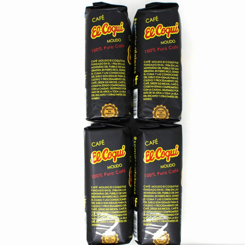 El Coqui (4pack) 14oz Cafe Puerto Rican Ground Coffee