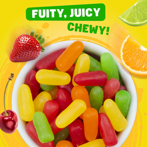 4 lb Assorted Jelly Beans Bulk Bag, Chewy Candies, Original Fruits, Mega Mix
