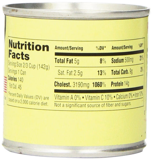 Rose 5 (4 Pack) Pork Brains with Milk Gravy Ounce Cans Cans Per