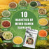 UWE KOETTER 6.34oz 10 Mixed Dried Ramen Toppings, Mixed Dehydrated Vegetables&Ingredients for Instant Noodles & Miso