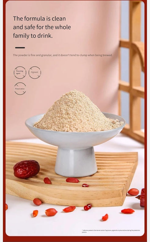 WEIJUEJIYI 245/8.64oz Five Red Powder Red Bean, Red rice, red dates, red goji berries and red rose mixed powder