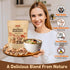5 5oz(140g) kinds Dried Mixed Wild Mushrooms for Cooking, Dehydrated Mushrooms Including Porcini Shiitake Oyster