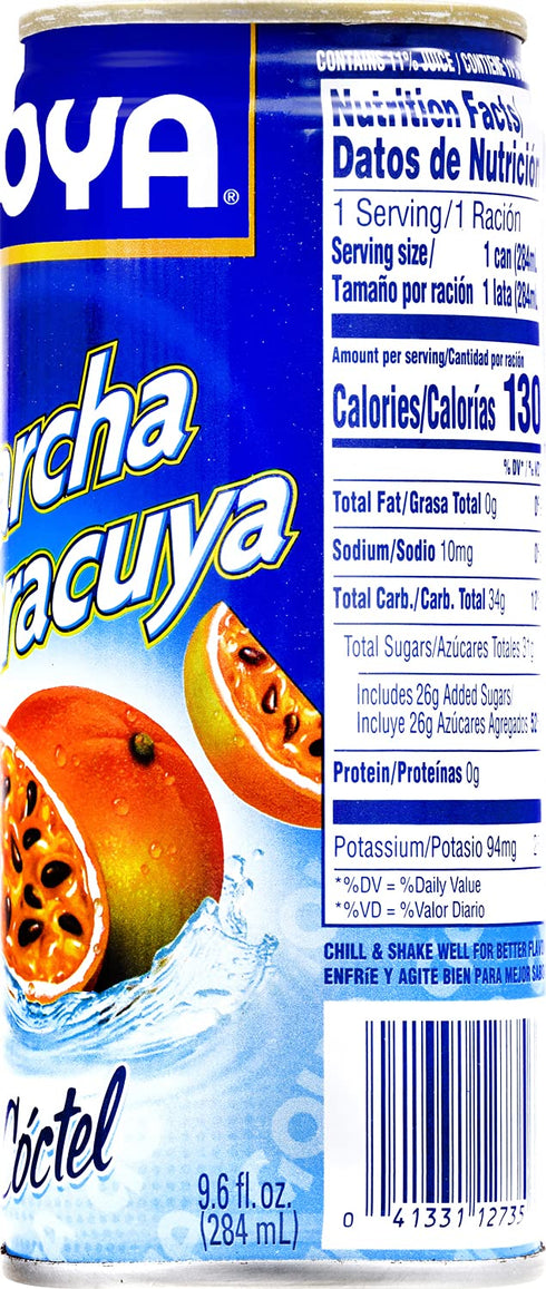 9.6 Oz (Pack 24) Goya Foods Passion Fruit Cocktail, Fl