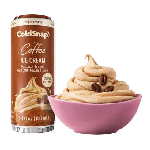 ColdSnap Coffee Ice Cream Pods Creamy, Bold Single-Serve Dessert Made in Minutes