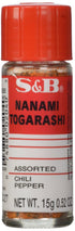 S&B Shichimi Seven Spice Chili Pepper, Pack of 10, 0.52 Ounce