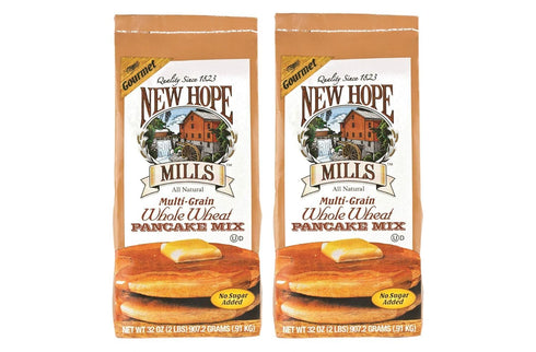 Multigrain Whole Wheat Pancake Mix by New Hope Mills - Sugar-Free &