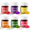 Natural Food Coloring Powder Set - 6 Colors Water Based Vivid Powder