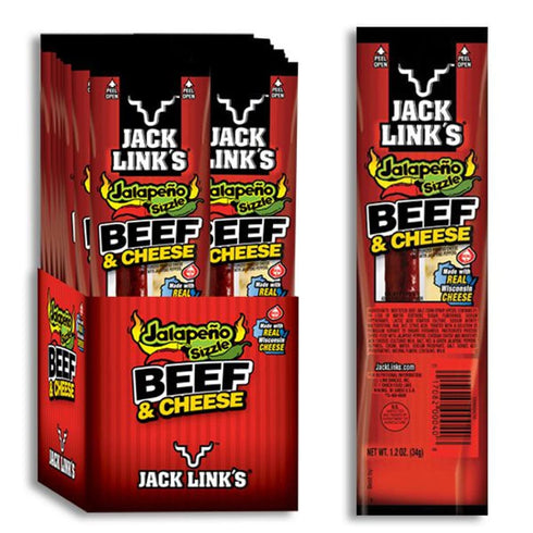 Pack Jack Link's Jalapeno Sizzle Beef & Cheese Combo