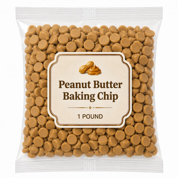 Zenya Tea Shop Peanut Butter Baking Chips, Creamy Flavor - 1 lb (Approx. 800 pieces)