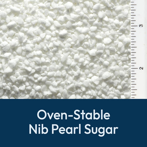 1-Pack, 2.5-lb Lars Own Professional Series Swedish Pearl Sugar Resealable Bag Non-Melting, All-Natural Decorative Nib