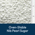 1-Pack, 2.5-lb Lars Own Professional Series Swedish Pearl Sugar Resealable Bag Non-Melting, All-Natural Decorative Nib
