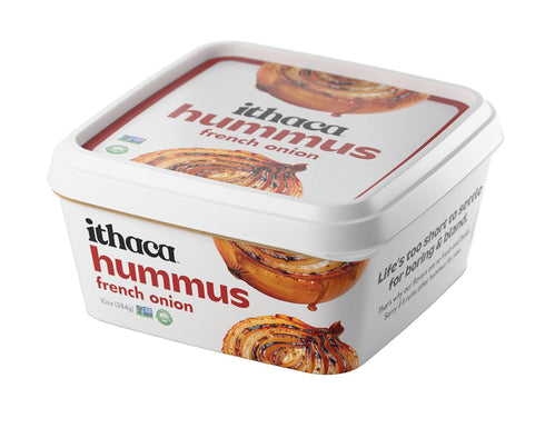 Hummus, Hummus, 10oz Ithaca French Onion Non-GMO, Minimal Ingredients