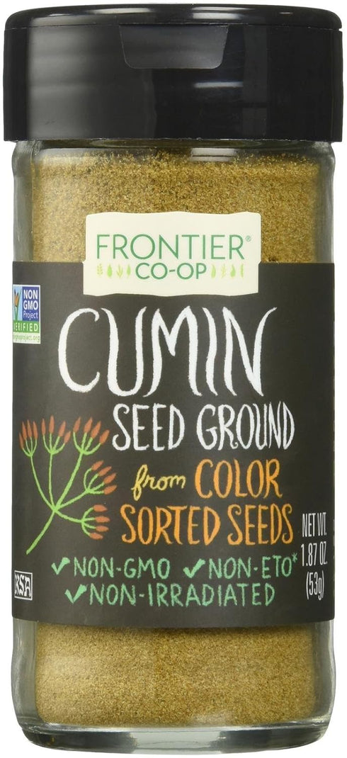 Frontier Cumin Seed Spice - Ground, 1.87 Ounces
