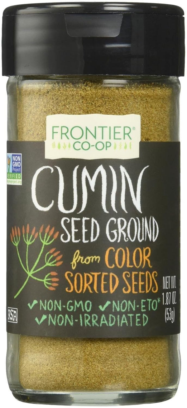 Frontier Cumin Seed Spice - Ground, 1.87 Ounces