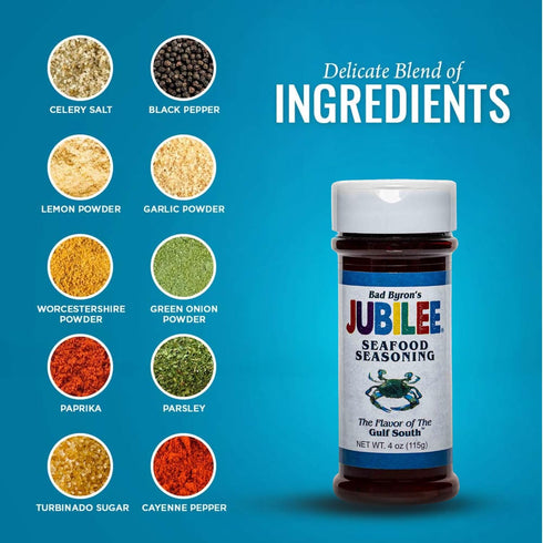 Butt Rub 24 oz Bad Byrons Jubilee Seafood Seasoning | Bold Gulf Coast Flavor | Perfect for Shrimp, Fish, Crab & More |
