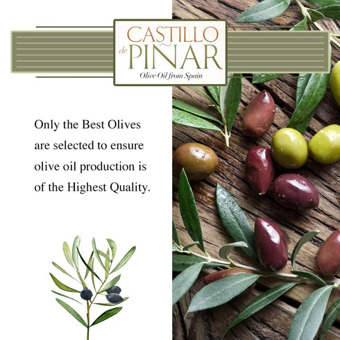 500ml Castillo de Pinar First Cold Pressed ORG Extra Virgin Olive Oil Picual Single-Variety