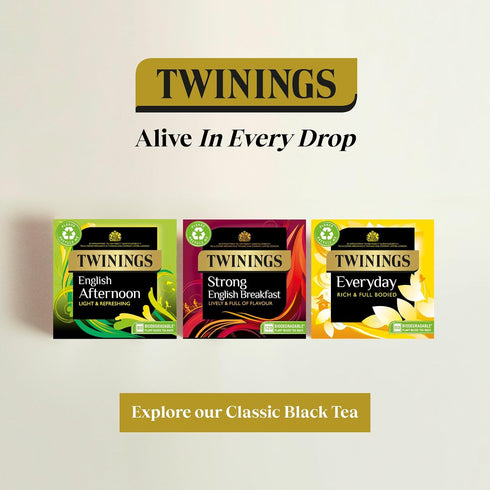 1706 80's (Pack 4, 320 Twinings Strong Breakfast of Total Tea Bags)