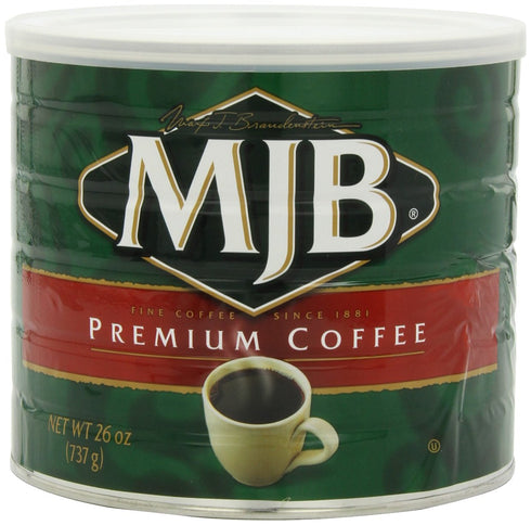 MJB Coffee , Premium Blend Ground Coffee, Light Roast, 26 Ounce