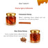 Dear Nature Set 8 Pack (1.5 oz Pack 8) Infused Honey Gift Flavor Infused Honey Variety Saffron, Cardamom, Cinnamon