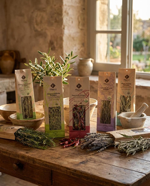 25 (0.88 oz) FILIPPONE - Organic Dried Sage, g Dried, Fragrant Italian Salvia Branch, Certified USDA Organic