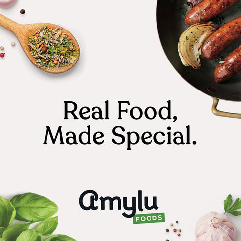 15g 10 oz Amylu Foods Organic Spinach & Red Pepper Chicken Meatballs, Natural Ingredients, of Protein, Chicken Raised