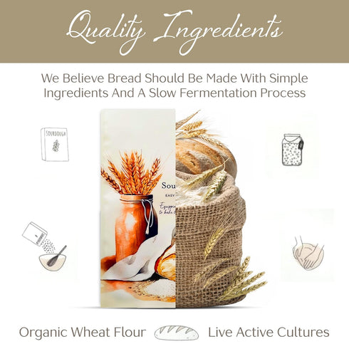 Shes Rooted Home Sourdough Starter Culture | Artisan Style Live Active Starter For Baking Sourdough Bread | Perfect
