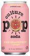 Culture Pop Soda Pink Grapefruit Soda, 12 FZ (Pack of 6)
