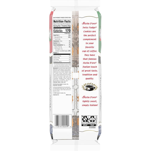 Stella D'oro 8 Oz Cookies, Swiss Fudge