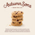 9 8.9 oz (Pack 3) Autumn Sons Baking Co. Gluten Free Pumpkin Chocolate Chunk Cookie Mix. Limited Edition Pumpkin Spice