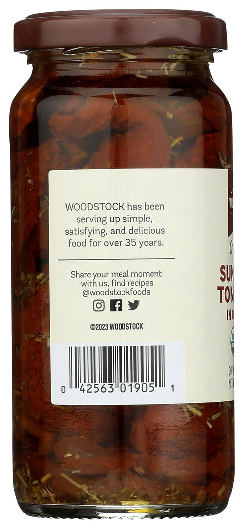 7 Woodstock, Organic Sundried Tomatoes In Olive Oil, Ounce
