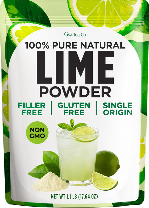 Gya Tea Co Lime Powder 1.1 lb (17.64 oz) - Rich in