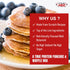 13.08 Oz Blueberry Cobbler Super Cakes, High Protein Pancake Mix, Healthy Protein Pancakes for a Nutritious Breakfast