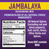 0.42 oz Packets, Pack 6, Cajun's Choice Jambalaya Seasoning Mix - of Gluten-Free, No MSG, Authentic Louisiana Creole