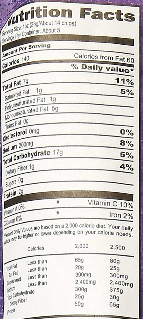 5 oz Boulder Canyon Kettle Cooked Potato Chips, Malt Vinegar and Sea Salt