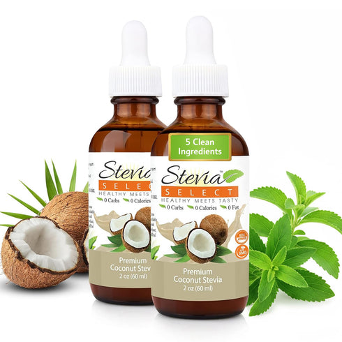 Stevia Select Coconut Pure Stevia Extract - Zero Calorie Sweetener - All