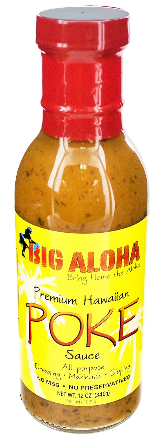 Big Aloha Premium Hawaiian Poke Sauce, 12 oz